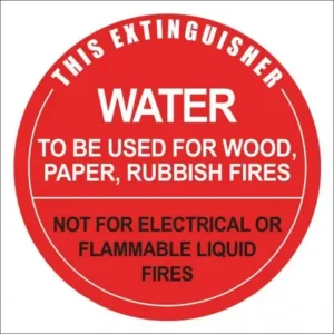 Water identification Sign